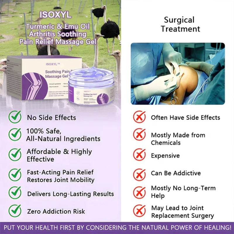 Ultimate Arthritis Pain Relief — AAOS-Approved Turmeric & Emu Oil